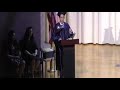 Niv's inspiring valedictorian speech (with musical examples)