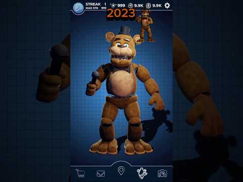 Freddy Fazbear (2014-2023) Edit #fnaf #freddy #bonnie #chica #foxy #fnafedit #shorts