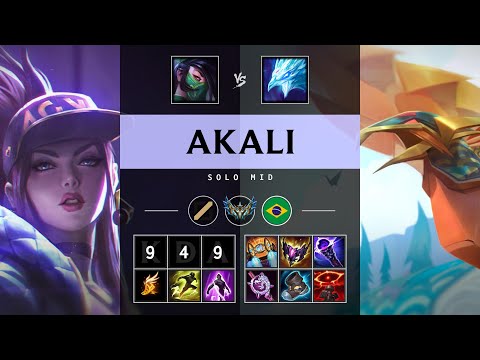 Akali Mid vs Anivia - BR Challenger Patch 25.04