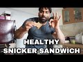 Hum lockdown mein bhi healthy khate hai / Snicker Sandwich Recipe