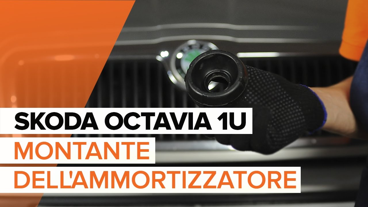 Come cambiare supporto ammortizzatore della parte anteriore su Skoda Octavia 1U - Guida alla sostituzione