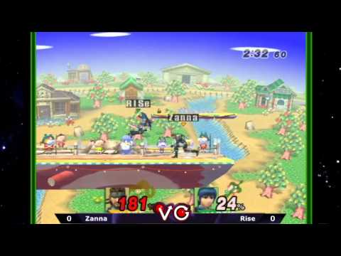 S@X Monthly - 1.5.2013 - Rise (Marth) Vs. Zanna (Snake) Brawl Singles