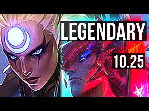DIANA vs YONE (MID) | 9 solo kills, Legendary, 500+ games, 18/4/6 | BR Master | v10.25