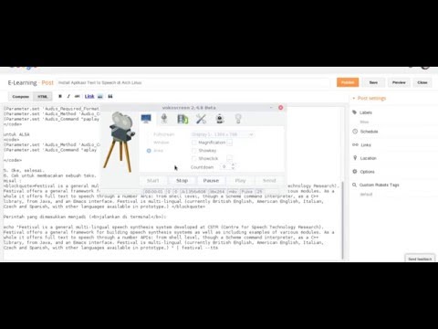 Text to speech with Festival