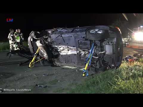 Salzenforst: Schwerer Unfall auf der Salzenforster Straße - LAUSITZWELLE