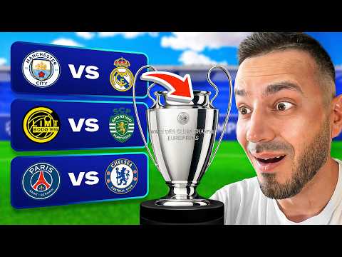 I Simulated The 25/26 Champions League Round of 16! 🏆