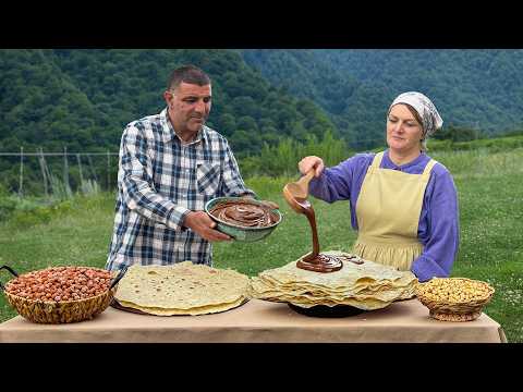 They Make Nutella from Fresh Hazelnuts in This Mountain Village – Ancient Way!