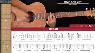 High And Dry Radiohead 🎸|Tabs + Chords|