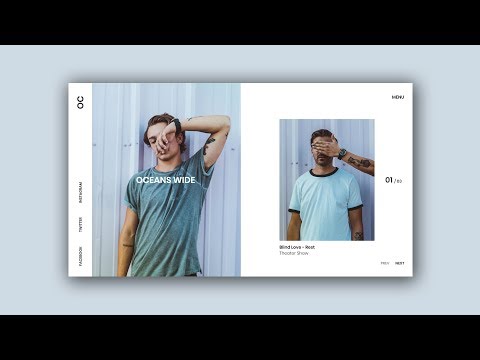 Web Design Speed Art #47 – Oceans Wide Theater Website [Adobe XD]