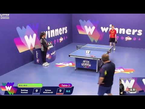 WINners CUP table 2  30.10  Boklag Roman - Syksa Aleksandr  20:45