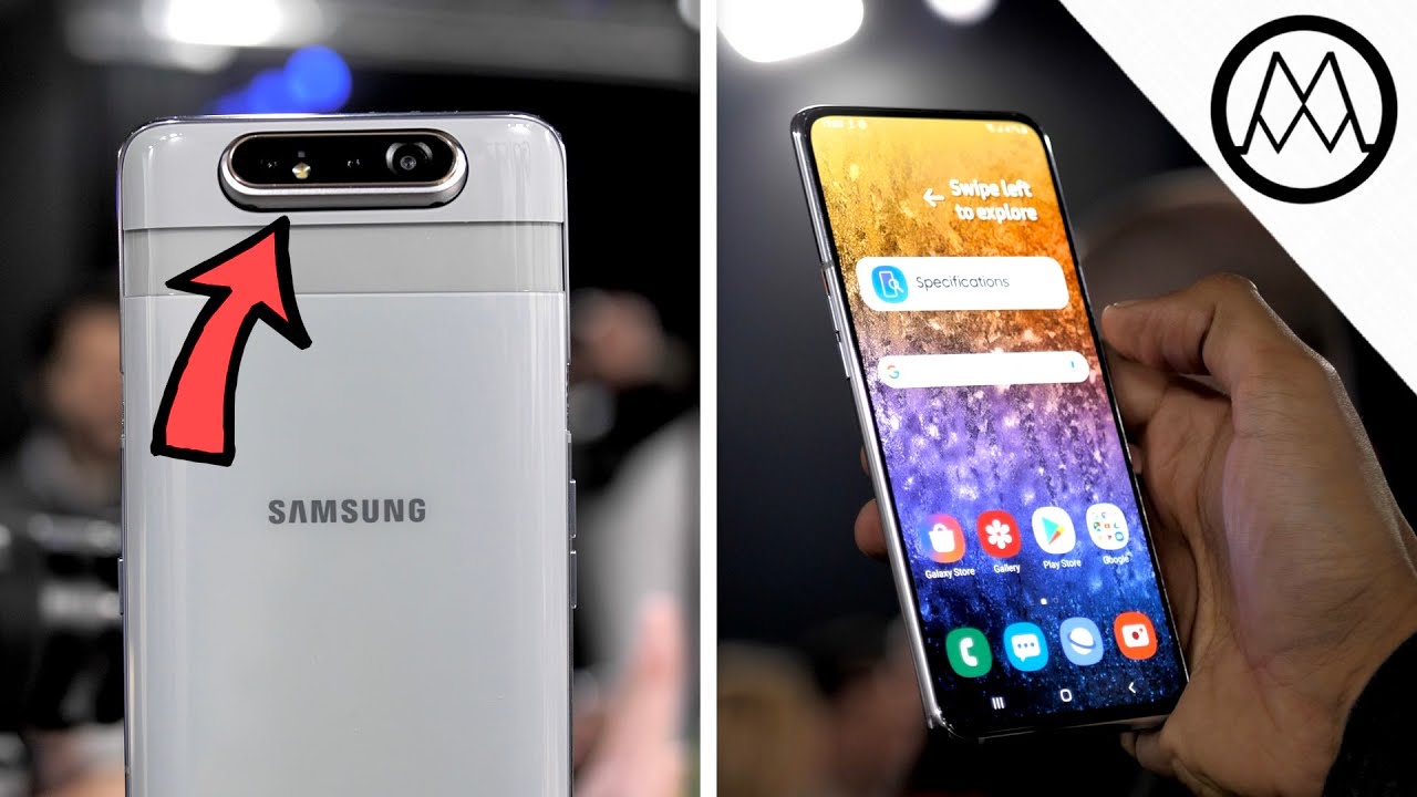 Samsung Galaxy A80 - ROTATING CAMERA Hands-on Review!