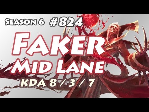 SKT T1 Faker - Vladimir vs Malzahar - ESC Ever Tempt, KR LOL Challenger 780LP