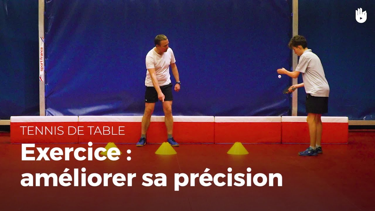 3 exercices pour travailler la précision Comment jouer au Tennis de Table Sikana