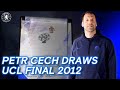 Petr Cech Draws THAT Champions League Final 2012 Moment 🏆 | Chelsea v Bayern Munich | UCL Final 2012
