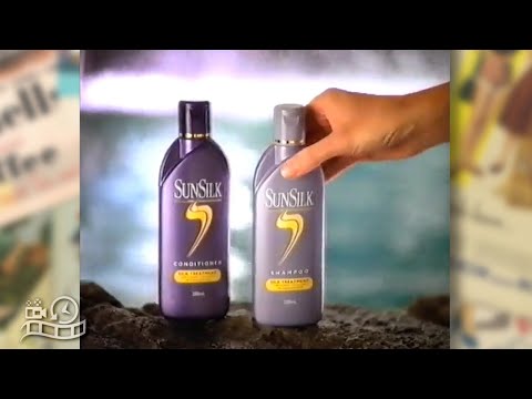 SunSilk Shampoo & Conditioner Laura Dern 1990s Advertisement Australia