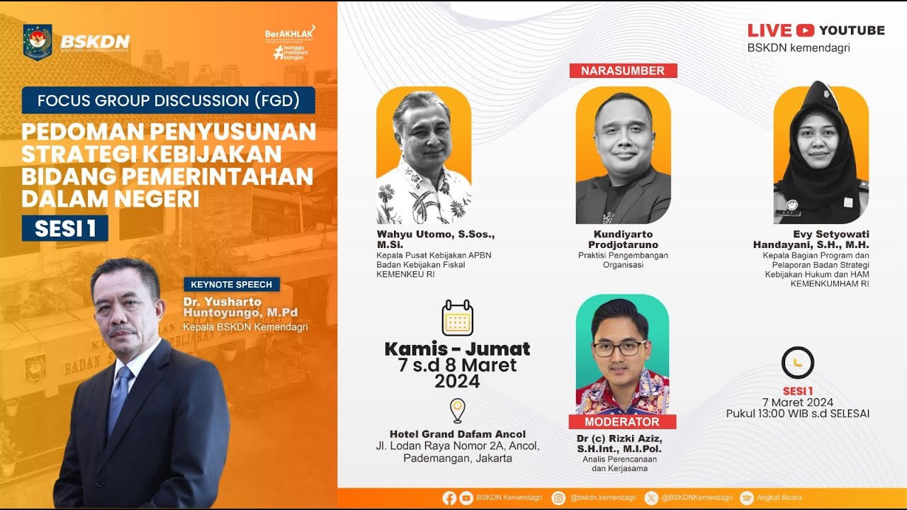 PEDOMAN PENYUSUNAN STRATEGI KEBIJAKAN BIDANG PEMERINTAHAN DALAM NEGERI