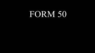 ALCPT / ECL Form 50