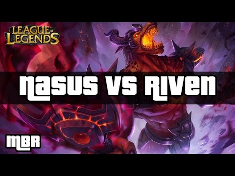 Infernal Nasus Vs Riven - Top Lane - Season 6 - League Of Legends - HD