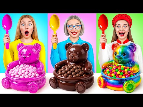 Me vs Grandma Cooking Challenge | Cool Food Tricks by Multi DO Challenge