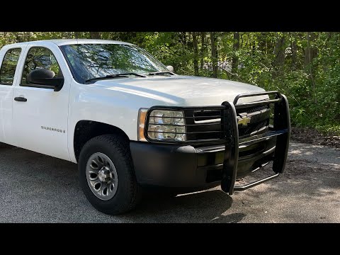 07-2013 Silverado Brush Guard Install.