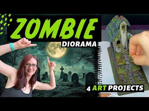 Graveyards \u0026 Zombies - Realistic Miniature Church Diorama