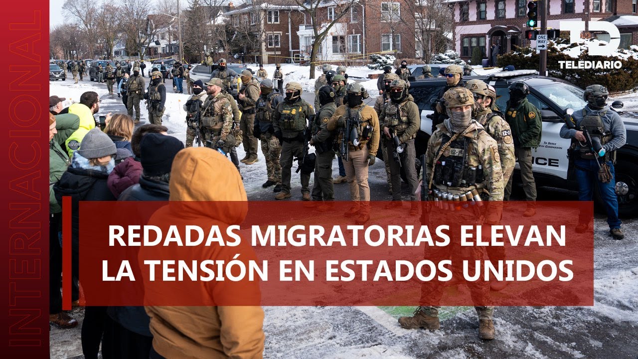 Operativos de ICE generan temor y protestas en calles de Minneapolis