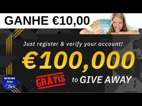 Binance JE - Ganhe €10,00 a €100,00 Euros Gratis l De R$42,00 Ate R$420,00 (Tempo Limitado)