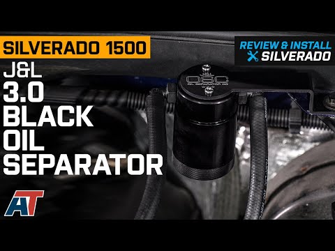 2014-2018 Silverado & Sierra 1500 J&L 3.0 Black Oil Separator; Driver Side Review & Install