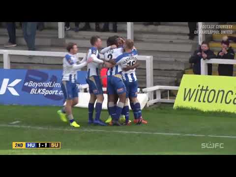 SUFCtv : HIGHLIGHTS Hartlepool United vs Sutton United VNL 27/10/18