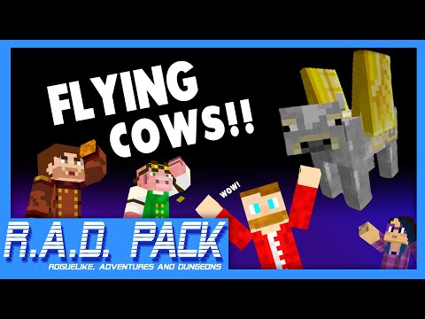 Flying Cows!! - Minecraft: R.A.D Pack #5 (Roguelike, Adventures and Dungeons Modpack)
