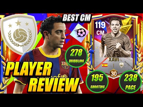 XAVI IS A PASSING GOD! 😱 114 Record Breakers Icon Xavi Review in FC Mobile 26 — BEST CM META Xavi!?