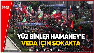 Meşhed’de Hamaney İçin Tarihi Cenaze Töreni