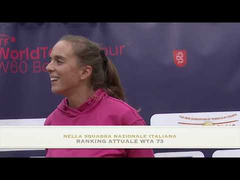 Interview Lucia Bronzetti at Raiffeisen Bellinzona Ladies Open