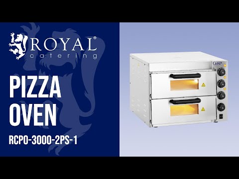 Video - Pizza oven - 2 kamers - Chamotte bodem