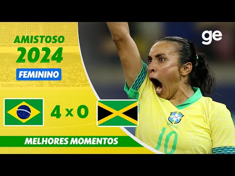 Gols e lances de Brasil x Jamaica