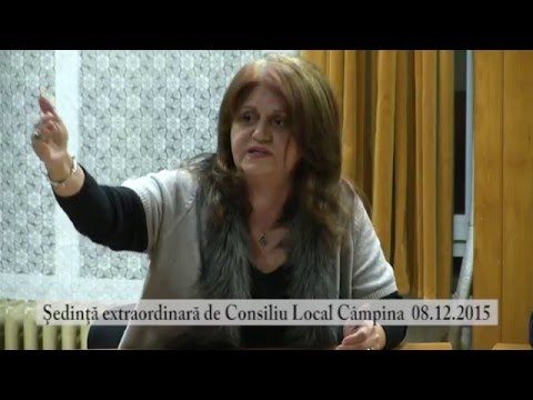 Sedinta extraordinara Consiliul Local Campina din 8 dec. 2015 – partea a III-a