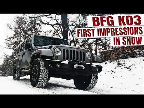 BFG KO3 in snow! Quick first impressions.