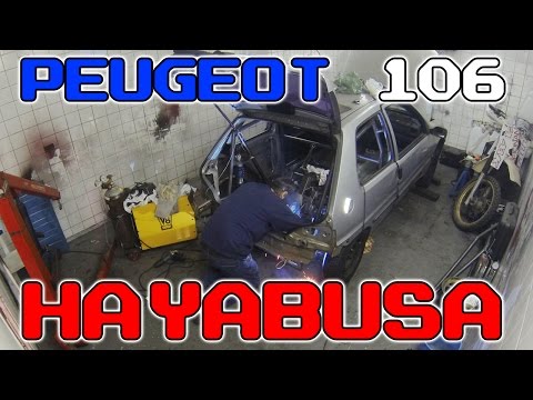Peugeot 106 Hayabusa - Time Lapse da construção by Oficina MK