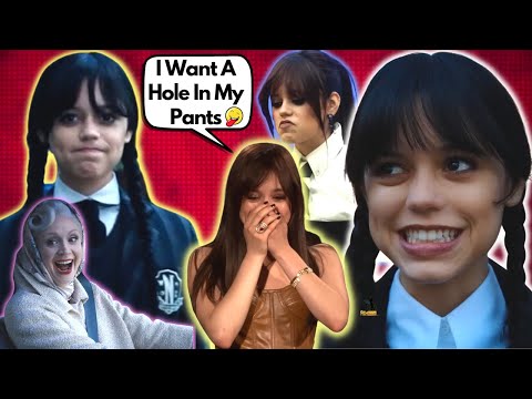 Wednesday Bloopers | Jenna Ortega Being A Weirdo In Real Life