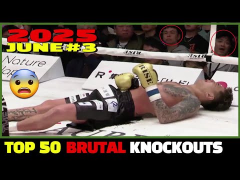 Top 50 Brutal KO集 | June 2025 #3 (MMA•Muay Thai•Boxing•Kickboxing)