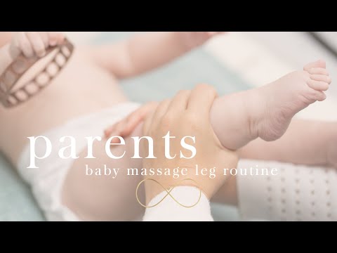 Introduction to infant/baby massage class-Leg massage routine ...
