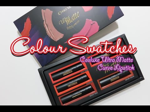 Colour Swatch Cosluxe Ultra Matte Curve Lipstick