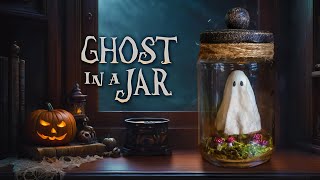 Making a TINY GHOST in a Jar Mini Diorama! Spooky and Cute Halloween DIY Decor!