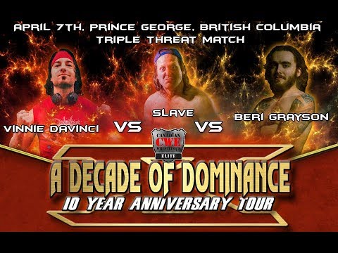 Slave vs. Vinnie DaVinci vs. Beri Grayson: CWE 04/07/19 FULL Match