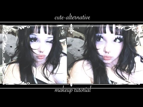 cute-alternative makeup tutorial 🤍
