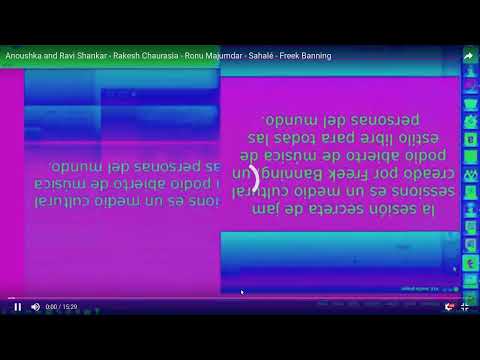 Nicolas Jaar Zakir Hussain talking to to Freek Banning Ustad Alla Rakha Anoushka Shankar PII1