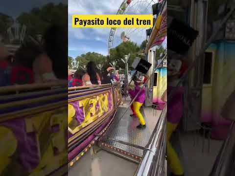 Tren de la bruja siniestro 🫣🫢 #trendelabruja #payaso