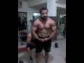 Amit Chaudhary Mr. India posing in offseason...