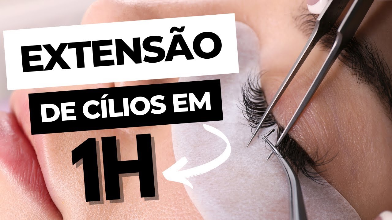 ✅COMO FAZER EXTENSÃO DE CÍLIOS MAIS RÁPIDO EM 2024 | EXTENSÃO DE CÍLIOS EM 1 HORA