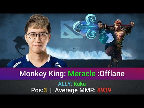 Monkey King Perspective by Meracle | @1440p | Offlane Pos:3 | ALLY: Kuku |5825536189